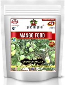 Sansar Agro® Mango Food, Essential Organic Fertilizer For Mango Plants, Double Filtered With All Required Nutrients And Active Micro-Organism For Heavy Fruiting (900 Gm)