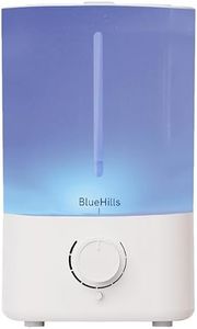 BlueHills Premium 5000 ML XL Essential Oil Diffuser Humidifier Large Room Huge Coverage Area 5 Liter Big Capacity High Mist Output 100 Hours Long Run Time Aroma Diffuser White G501
