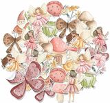 Whimsical 20 Pcs Fairy Pastel Watercolor Stickers - Enrich Your World with Delightful Fantasy!