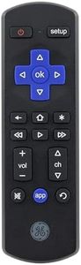 GE Replacement Remote Control Only for Roku TV Compatible with TCL/Hisense Roku/Onn Roku/Sharp Roku/Element Roku/Westinghouse Roku/Philips Roku Remote Replacement 66814