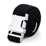 Kids Toddler Belt Elastic Adjustable Stretch for Boys Girls Belts with Easy Zinc Alloy Buckle by WELROG (Black Ripple)