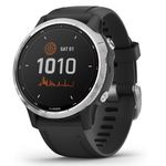 Garmin fēnix 6S SOLAR, Smaller Multisport GPS Smartwatch, Solar Charging, Advanced Health and Training Features, Ultratough Design Features, Up to 9 days battery life, Black