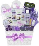 Gift Baskets for Women- #1 Natural Spa Kit for Women & Men! Birthday Gifts for Women, Beauty Basket Home Spa Basket 20 pc Set Includes Body Lotion, Bath Bombs & More! Spa Gifts for Her