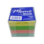 Stephens Note Paper Memo Block Dispenser Pastel Colour, Ideal Desk Note Paper Holder For Taking Phone Message, Jotting Down Shopping Lists, Dates And Upcoming Events, For Home, Office, Business School