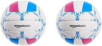 Amazon Basics Recreational Volleyball - Size 5, White