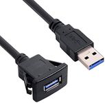 Cablecc 1m Waterproof USB 3.0 Exten