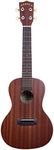 Kala MK-SD-LBBURST Makala Dolphin Soprano Ukulele - Light Blue Burst Bundle with Gig Bag, Tuner, Austin Bazaar Instructional DVD, and Polishing Cloth