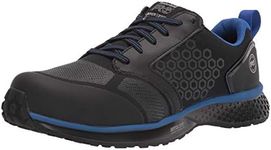 Timberland PRO Men's Reaxion Composite Safety Toe Industrial Athletic Work Shoe, Black/Blue, 10