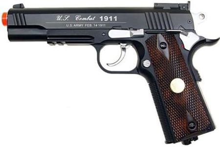 500 fps new full metal wg airsoft m 1911 gas co2 hand gun pistol w/ 6mm bb bbs(Airsoft Gun)