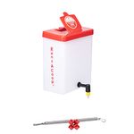 RentACoop 64oz(2L) Drinker Plus 2 Versatile Nipples - Suitable for Chicks, Quail, Pigeons, Doves, and Other Smaller Birds - 1 Pack