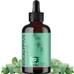 Maple Holistics Eucalyptus Essential Oil - Pure Eucalyptus Oil for Diffusers Aromatherapy Beauty and Self Care - Huile Essentielle Eucalyptus Pour Diffuseur Aromathérapie Savons ou Bougies 118mL