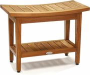 (Fully Assembled) AquaTeak Patented 24" Maluku Teak Shower Bench
