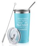 Sivaphe Inspirational Gifts for Men or Women- Stainless Steel Coffee Mug/Tumbler– “Sometimes You Forget You’re Awesome” Gift Idea for Birthday, Coworker, Thank You, Motivational, Best Friend Black