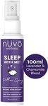 NUVO Wellness Lavender Spray - Deep Sleep Pillow Spray - Lavender Pillow Mist for Sleeping - Pillow Linen Mist - Essential Oil Spray