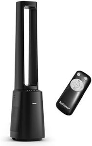 Pro Breeze® OmniAir 41" Bladeless Tower Fan with Air Purifier - Silent Standing Portable Circulator - Remote Control, WiFi, HEPA Filter, LED Display, 10 Fan Speeds, 5 Modes & 60° Oscillation