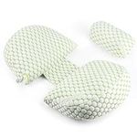 ANNTIM U-Shaped Pregnancy Pillow, Green Maternity Pillow For Pregnant Women, Wedge Pregnancy Pillows For Sleeping, Maternity & Body Pillows, Pregnancy Pillow Support For Abdomen, Back, Legs