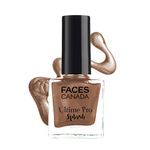 FACES CANADA Ultime Pro Splash Nail Enamel - Copper Glaze 57 (8ml) | Quick Drying | Glossy Finish | Long Lasting | No Chip Formula | High Shine Nail Polish For Women | No Harmful Chemicals