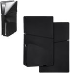 Mcbazel Silicone Skin Cover for PS5 Slim Disc Edition Only, Soft Shockproof Anti-Scratch Waterproof Dustproof Protective Case Cover for PS5 Slim Disc Edition - Black