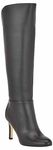 NINE WEST Women's Sancha Knee High Boot, Black 001, 11