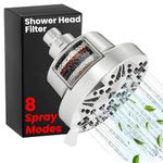 PJET Multiflow Shower Head Filter For Hard Water | Water Softener For Shower | Shower Filter With Water Purifier Cartridge | Shower Filter For Hard Water/Tanker Water/Borewell