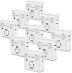 Riddex Sonic Plus Ultrasonic Pest Repeller, Plug in with Outlets for Indoor Use - Insect Repellent - Bug Repellents for Home Defense - Protect Against Rodents and Insects, Chemical Free (9 Pack White)