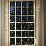 Lights4fun 200 Warm White Micro LED Curtain Light with Timer Indoor Use