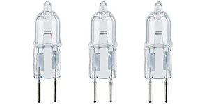 Kanta Universal Cooker Hood Halogen Light Bulb - 20w, G4 2 Pin, Pack of 3 Bulbs Energy Rated B