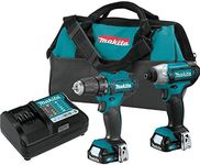 Makita CT232 CXT 12V Max Lithium-Ion Cordless Drill Driver and Impact Driver Combo Kit (1.5 Ah)