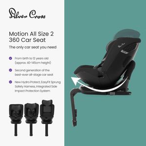 Silver Cross Motion 360 Car Seat – Rotating, All Ages