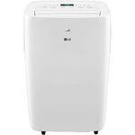 LG 7,000 BTU Portable Air Conditioner, 115V, Cools 300 Sq.Ft. (12' x 25' Room Size), Portable Air Conditioner for Home with Quiet Operation, LCD Remote Control, and Window Installation Kit, White