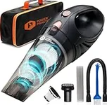 Power Practical Handheld Vacuum Cordless - Rechargeable Portable Car Vacuum W/Strong Suction- Small, Mini Vacuum Cleaner for Car, Couch, & Home - Aspiradora para Carro