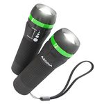 ABSINA 2X Mini Torch for Kids - Small Torches Battery Powered with 60 lumens & 110m Range - Kids Torches for Boys & Girls continuously focusable - Torches for Kids, Kids Torch, Small Torch, LED Torch