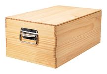 Eitida Pet Casket, Burial Pet Loss Coffin, Pet Memorial Box for Dogs, Cats and Animals Funeral, Little Furry Loss Gift, Handmade by Eco Friendly Natural Wood_ Beige