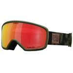 Giro Ringo Snow Goggles - Trail Green Clouddust - Vivid Ember Lens - One Size