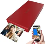 SereneLife Wireless Instant Photo Printer - Portable Mobile Borderless Pictures, Printing from Your Smartphone, Compact, Inkless, and Travel-Friendly, Includes 10 Cartridges with 10 Films Each