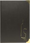 Securit Basic Range Wine Menu holder - Double-Sided Pocket Inserts - Elegant Sleek Design for Restaurants, Bars, and Events - (Black)