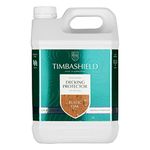 Timbashield - Rustic Oak Decking Protector - 5L - Water Based Decking Stain - Long Lasting & Durable - Deck Stain - Easy Application - Protects & Enhances - Wood Treatment for Garden Decking