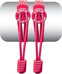 LOCK LACES - Elastic No Tie Shoelaces, One Size Fits All (Pink)