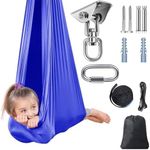 Sensory Swing for Kids - Outdoor & Indoor Swing for Kids - Sensory Swing for Adults with 360° Swivel Hanger, Machine Washable for Kids with Sensory Processing Disorder,ASD,ADHD, Holds Up to 220lb