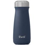 S'well Stainless Steel Traveler - 16 Fl Oz - Azurite - Triple-Layered Vacuum-Insulated Travel Mug Keeps Coffee, Tea and Drinks Cold for 24 Hours and Hot for 12 - BPA-Free Water Bottle