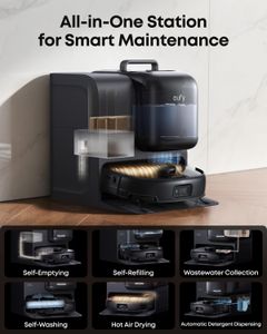 eufy E28 Omni Robot Vacuum Mop – Self-Cleaning, All-in-One