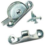 Merriway BH01750 BZP Sash Window Fitch Fastener Lock-Bright Zinc Plated Iltis Closure-Shiny galvanised, M