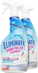 Clean-X Eliminate Shower Tub & Tile Cleaner- 32 fl oz. - Shower Cleaner. Powerful Cleaner removes soap scum and hard water minerals by UNELKO Invisible Shield (2 Pack)