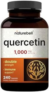 NatureBell Quercetin 1000mg Per Serving | 240 Capsules, Ultra Strength Quercetin Supplement | Bioflavonoids for Healthy Immune Support, Third Party Tested, Non-GMO & No Gluten