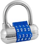 Master Lock 1523D Set Your Own Combination Padlock, 1 Pack, Color May Vary