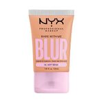 NYX Professional Makeup Blurring Tint Foundation, Medium Coverage, Matte Finish, With Niacinamide, Matcha and Glycerin, 12 Hours Hydrating, Bare With Me Blur, 30 ml, Shade: Soft Beige