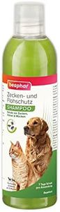 beaphar Shampoing Anti-tiques et Anti-puces - pour Chien et Chat à partir de 12 semaines - Bouteille de 250 ML