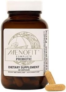 MENOLABS MenoFit - Menopause Supplements for Women - Menopause + Perimenopause Relief for Hot Flashes and Hormone Support with Probiotics - 60 Herbal Capsules