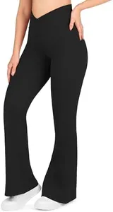 Nirlon Straight Leg Yoga Pants - Straight Leg Yoga Pants for Women Breathable Leggings for Women for Yoga Regular & Plus Size Pants for Women Yoga Work Pants for Women (3XL 32" Inseam, Black)