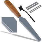 Guitar Fret Crowning File, Dual Side Fret Crowning Tool Files,Fret polishing kit,Luthier Tools, Professional High Carbon Steel Design for Electric, Acoustic,Bass Guitar